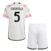 Maillot de Supporter Juventus Locatelli 5 Extérieur 2023-24 Pour Enfant